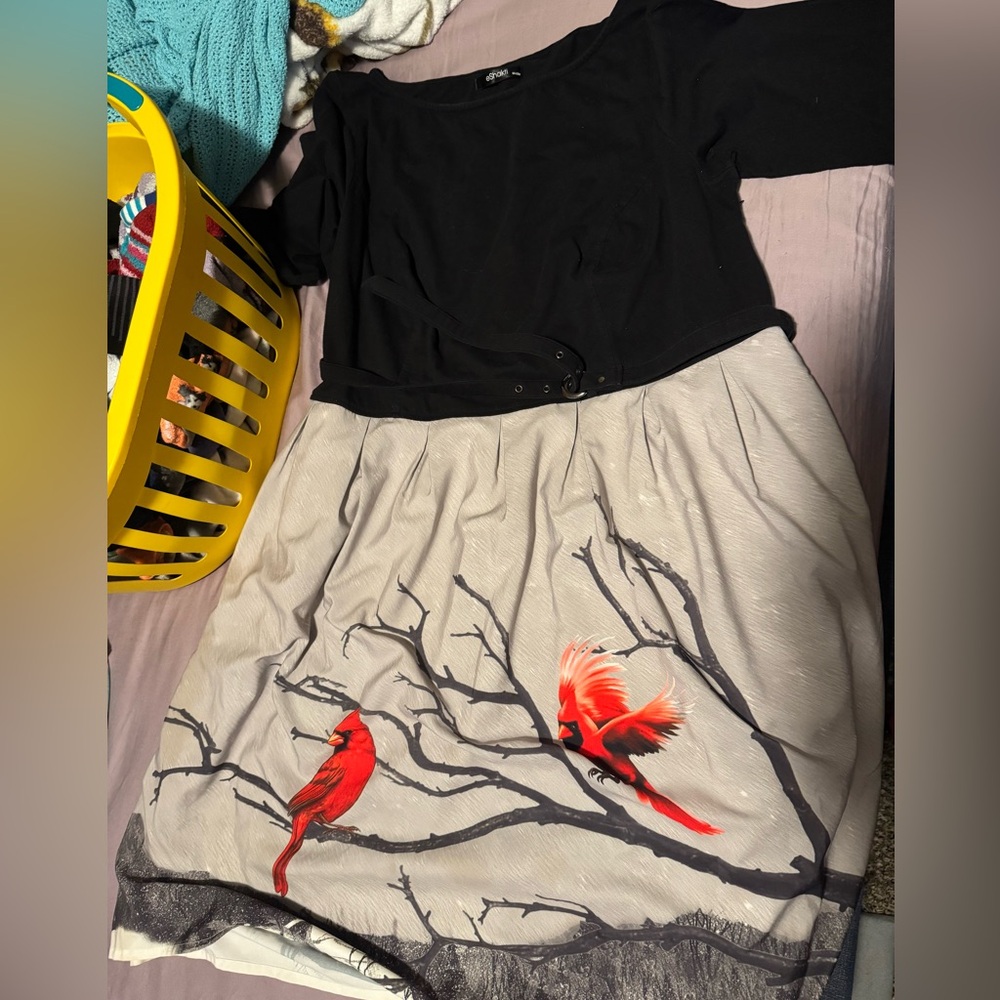 A-line cardinal dress